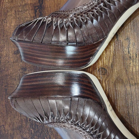 Guess by Marciano Leather Peep-toe Heels - Picture 10 of 16